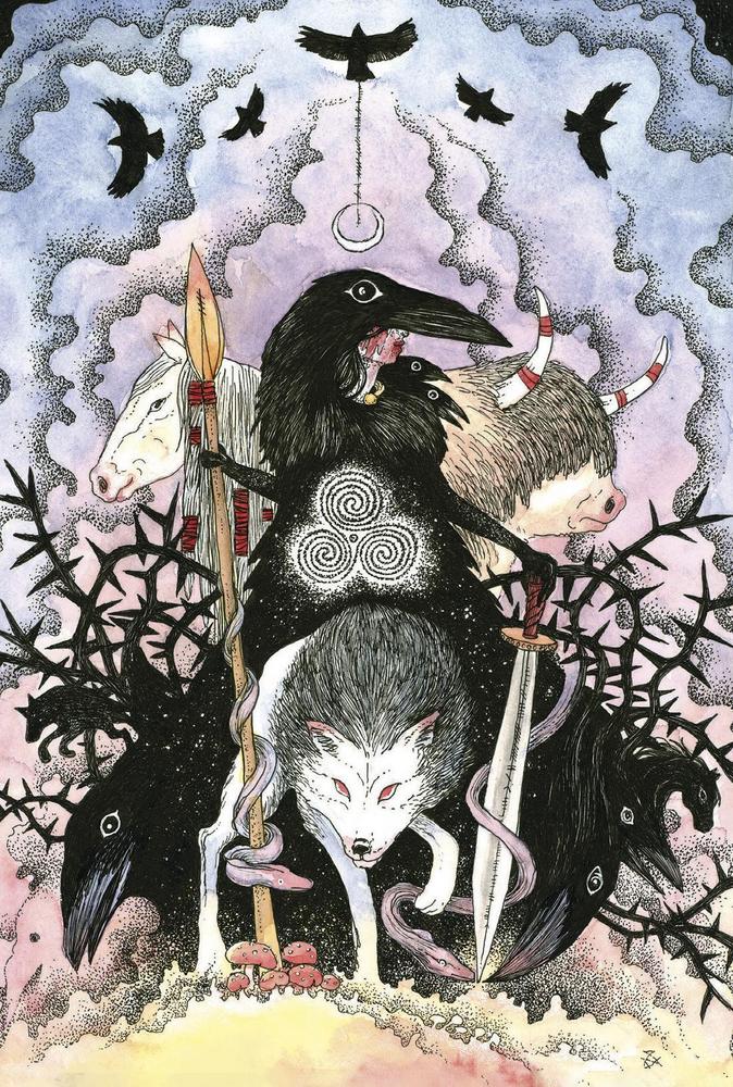 Call of the Morrigan Oracle by Stephanie Woodfield, Karen Storminger & Naomi Cornock