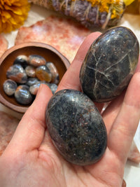 Iolite Palm Stones for Direction & Guidance