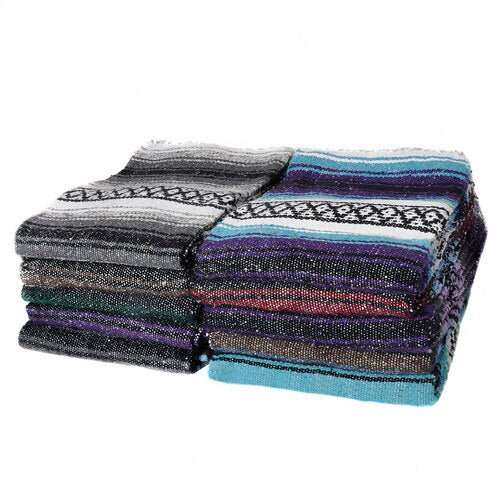 Woven Mexican Yoga Blanket - Various Styles