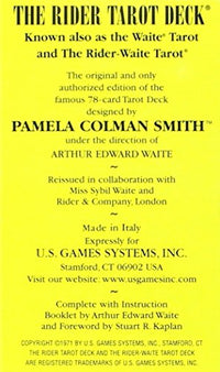 Rider Tarot Deck by Pamela Colman Smith & Arthur Edward Waite