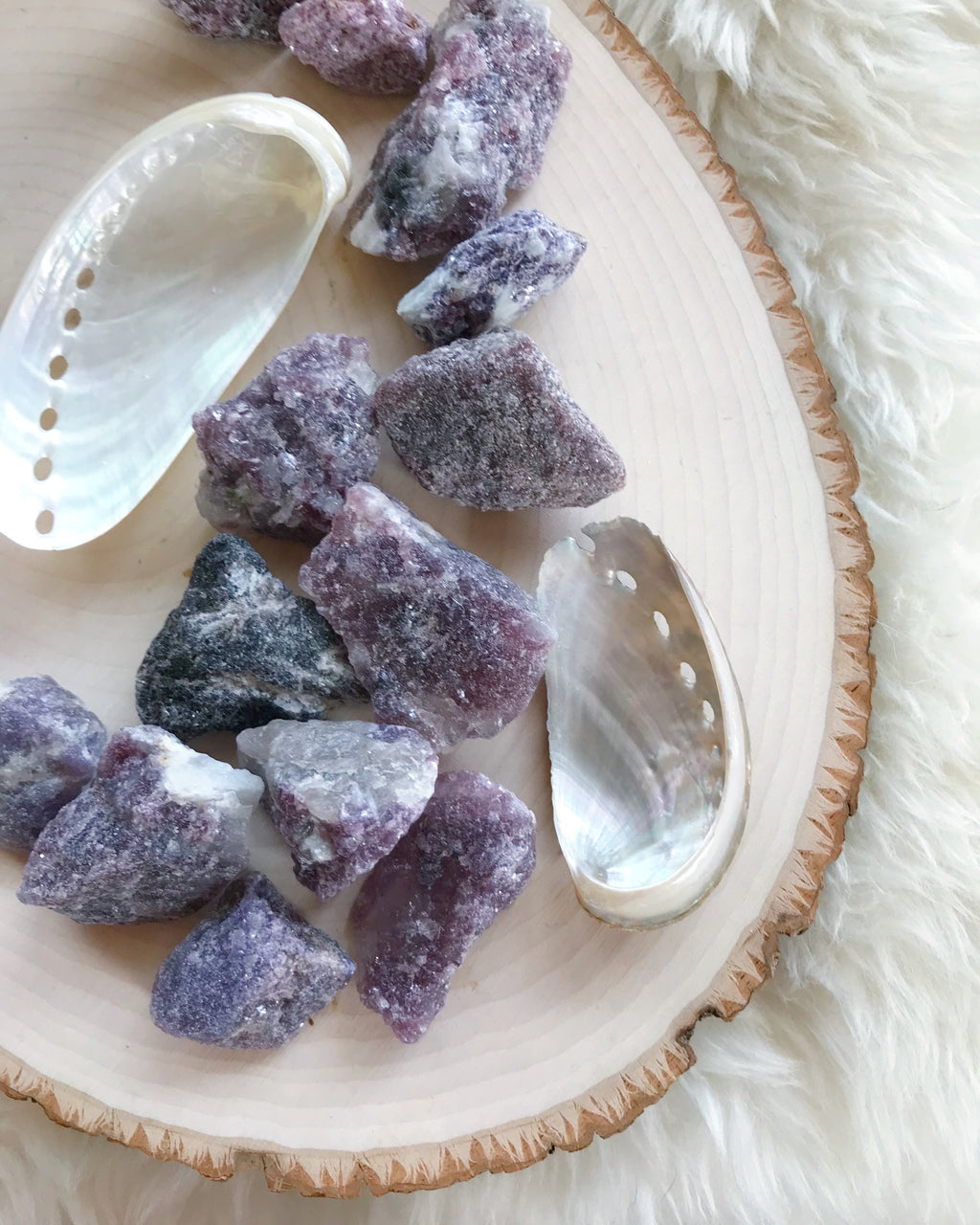 Rough Lepidolite for Emotional Stability