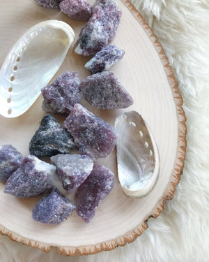 Rough Lepidolite for Emotional Stability