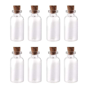 Mini Glass Jar with Cork Stopper - Various Sizes