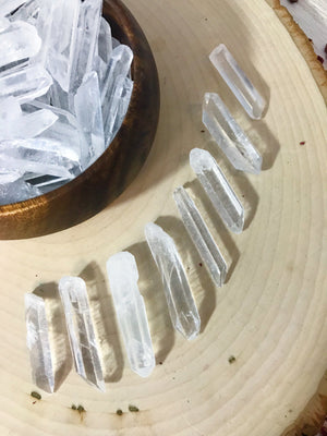 Clear Quartz Mini Points for Amplifying Energy & Intention