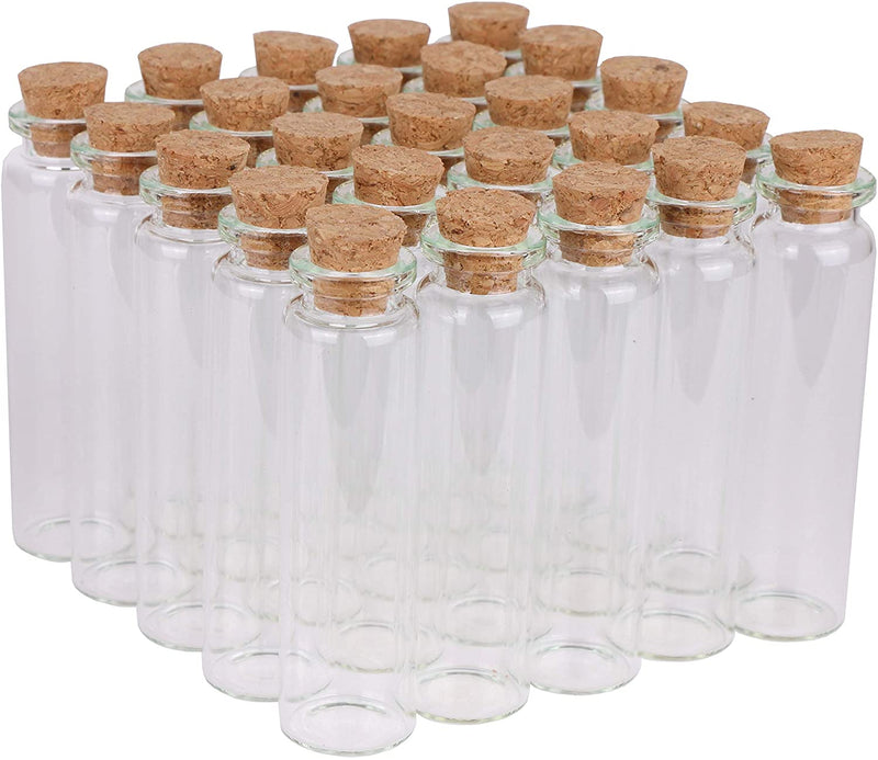 Mini Glass Jar with Cork Stopper - Various Sizes