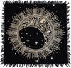 Black Altar Cloth with Metallic Design - Various Styles