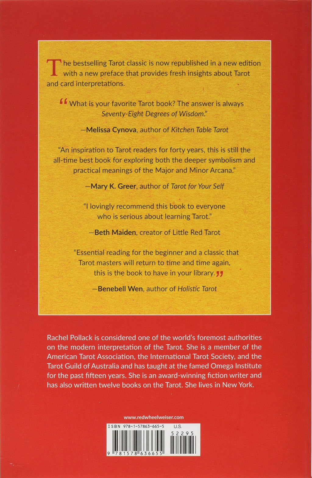 Seventy-Eight Degrees of Wisdom by Rachel Pollack