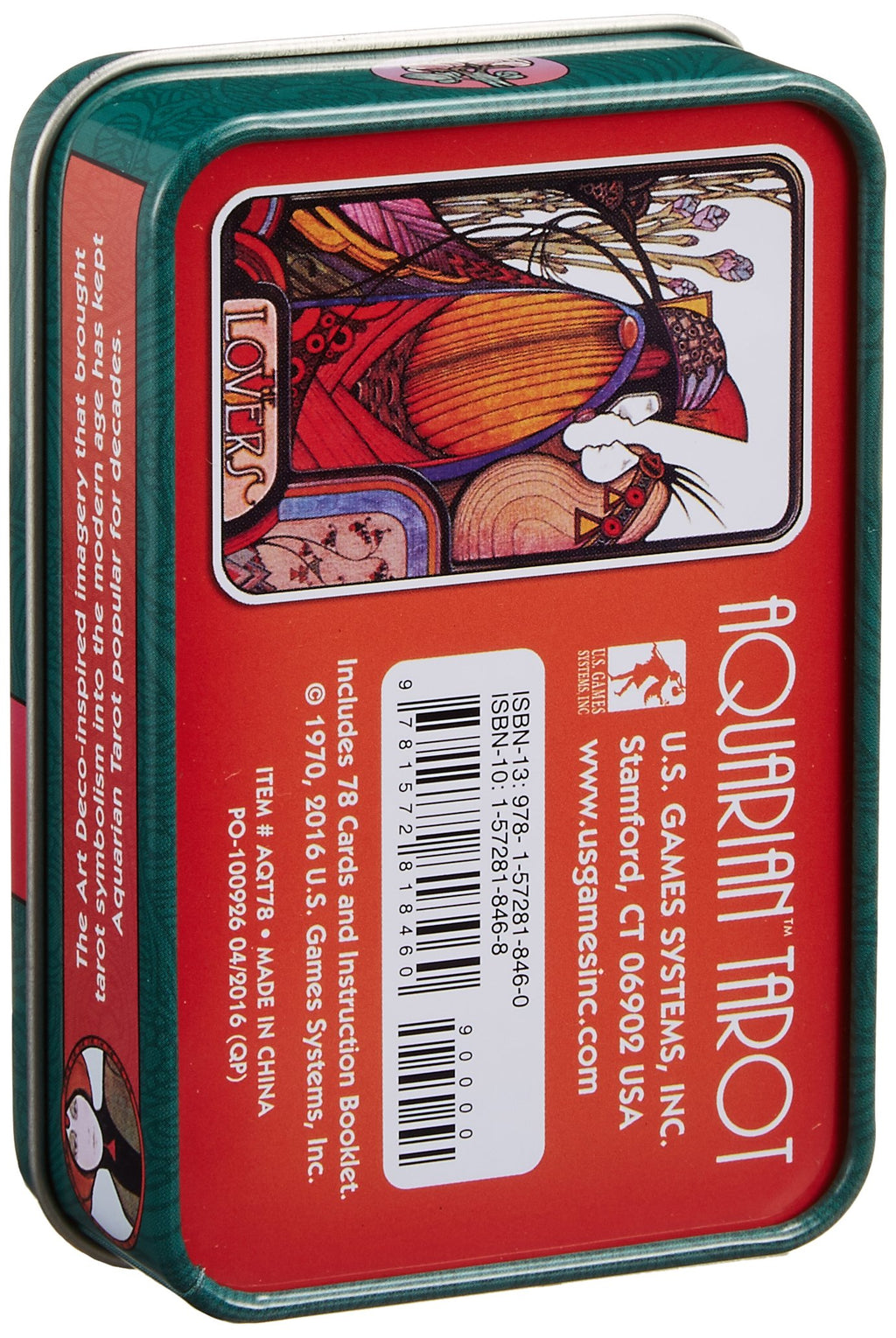 Aquarian Tarot in a Tin by David Palladini