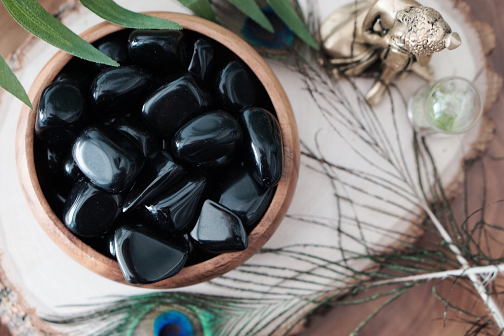Tumbled Obsidian for Personal Growth