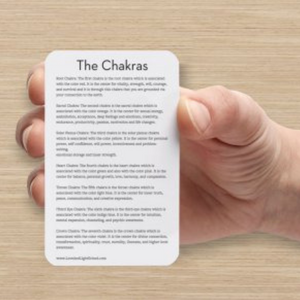 Chakra Info Wallet Card