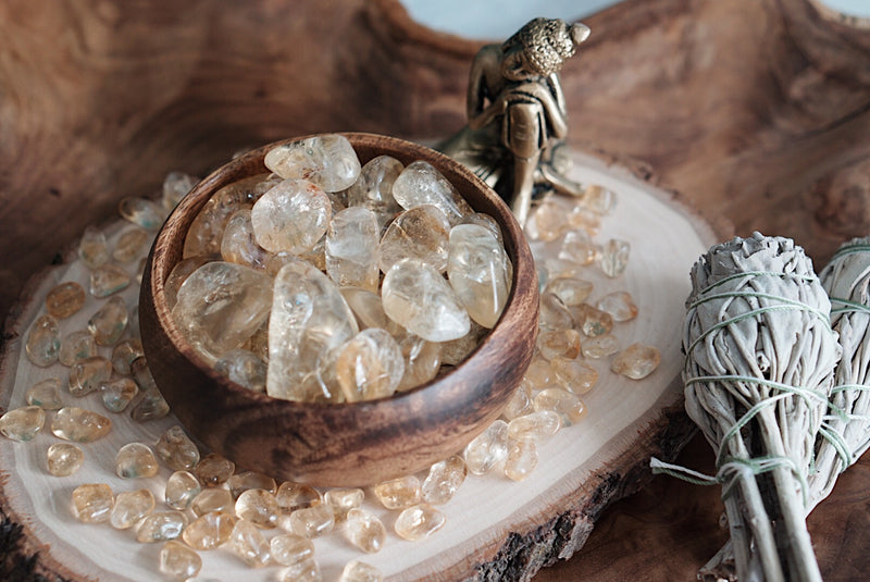 Tumbled Citrine for Success & Positive Energy
