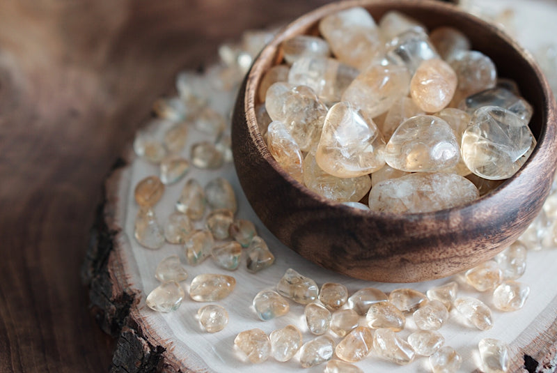 Tumbled Citrine for Success & Positive Energy