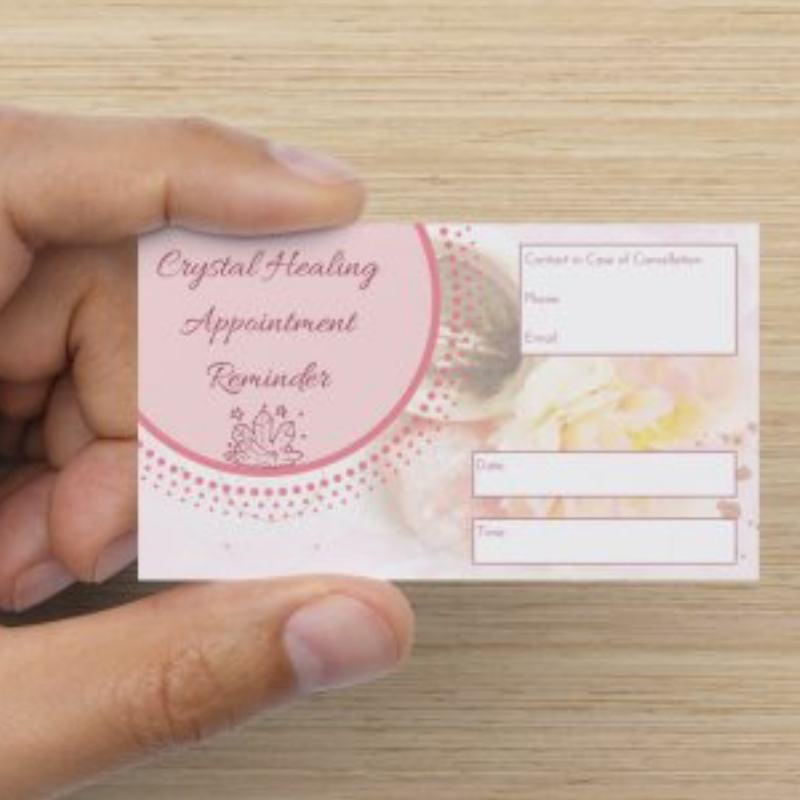[CRYSTAL HEALER TOOLS] Appointment Reminder Cards (Pack of 35)