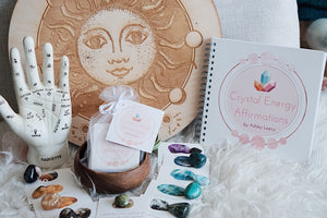 Crystal Energy Affirmations Cards by Ashley Leavy