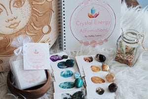 Crystal Energy Affirmations Cards by Ashley Leavy