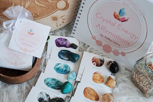 Crystal Energy Affirmations Cards by Ashley Leavy