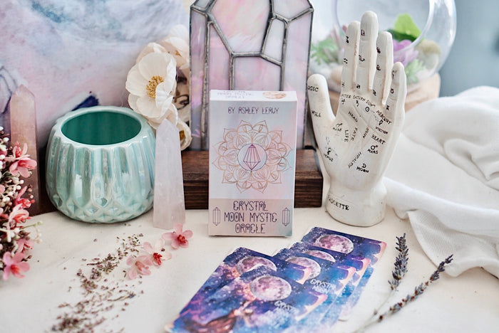 Crystal Moon Mystic Oracle Cards by Ashley Leavy