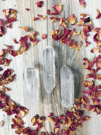 Clear Quartz Points for Amplifying Energy & Intention