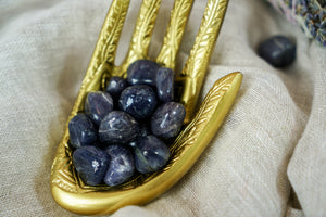 Tumbled Iolite for Direction & Guidance