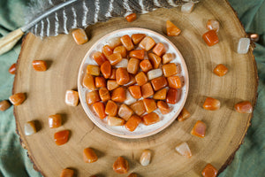 Tumbled Orange Aventurine for Inner Reflection