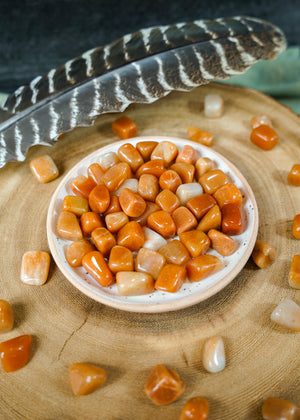 Tumbled Orange Aventurine for Inner Reflection