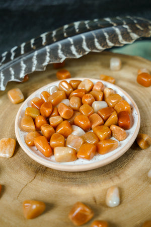 Tumbled Orange Aventurine for Inner Reflection