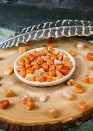 Tumbled Orange Aventurine for Inner Reflection