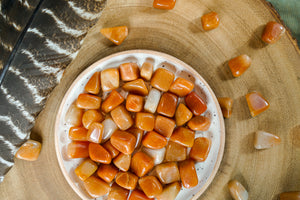 Tumbled Orange Aventurine for Inner Reflection