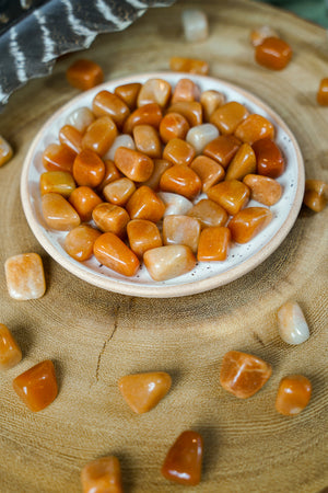 Tumbled Orange Aventurine for Inner Reflection
