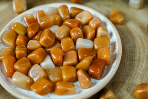 Tumbled Orange Aventurine for Inner Reflection