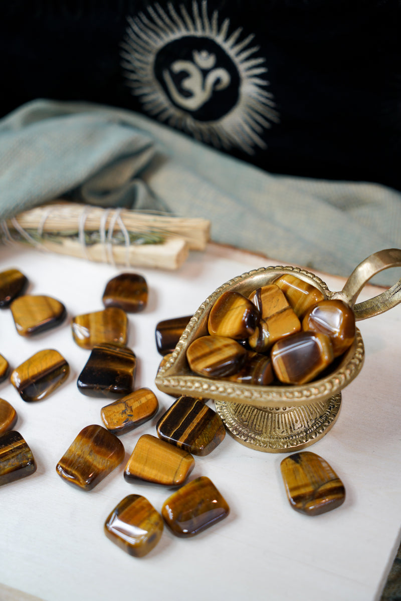 Tumbled Golden Tiger's Eye for Personal Power & Energy