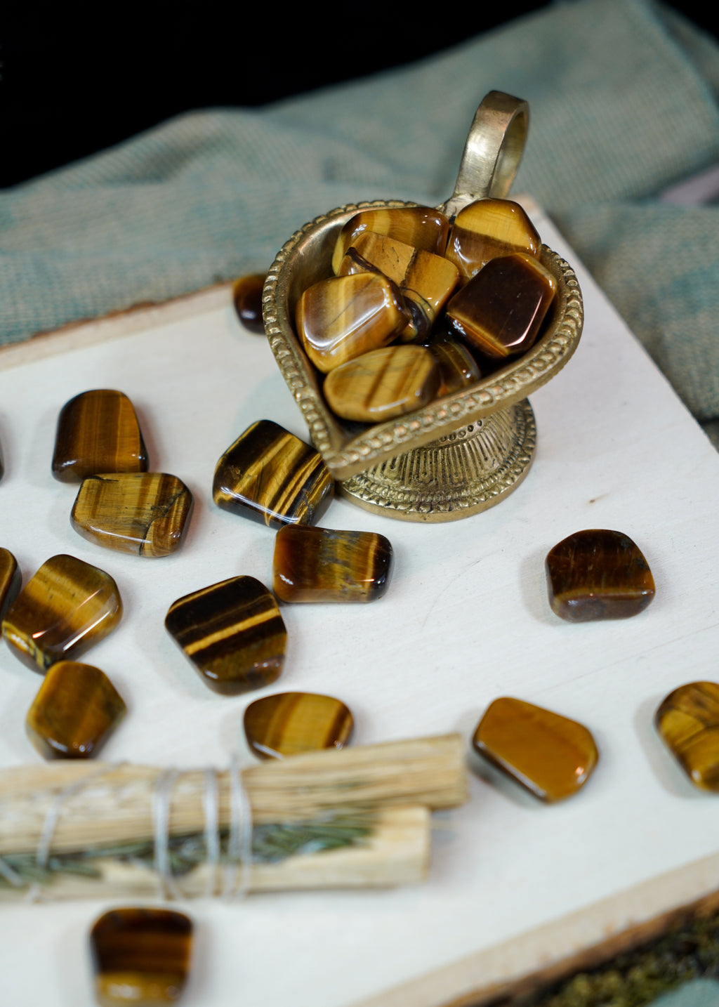 Tumbled Golden Tiger's Eye for Personal Power & Energy