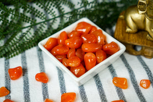 Tumbled Carnelian for Creativity & Energy