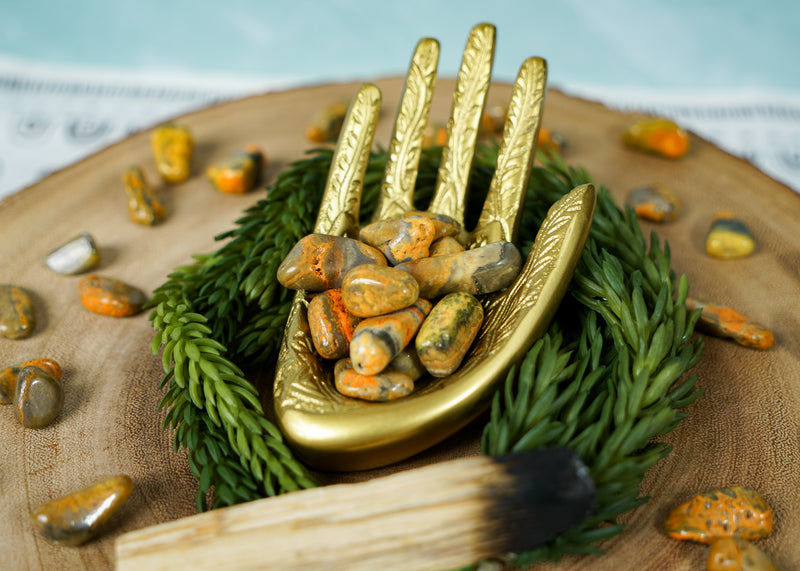 Tumbled Bumblebee Jasper for Happiness & Celebration