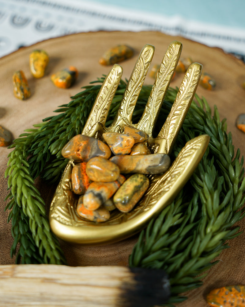 Tumbled Bumblebee Jasper for Happiness & Celebration
