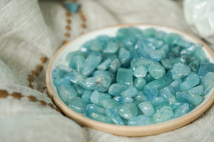 Tumbled Aquamarine for Tranquility