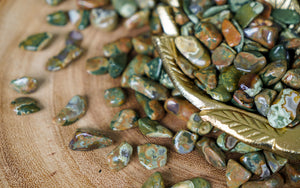 Tumbled Rainforest Jasper for Love & Earth Connection