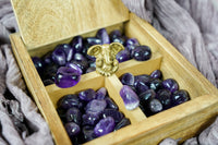 Tumbled Dark Amethyst for Spirituality & Dreams