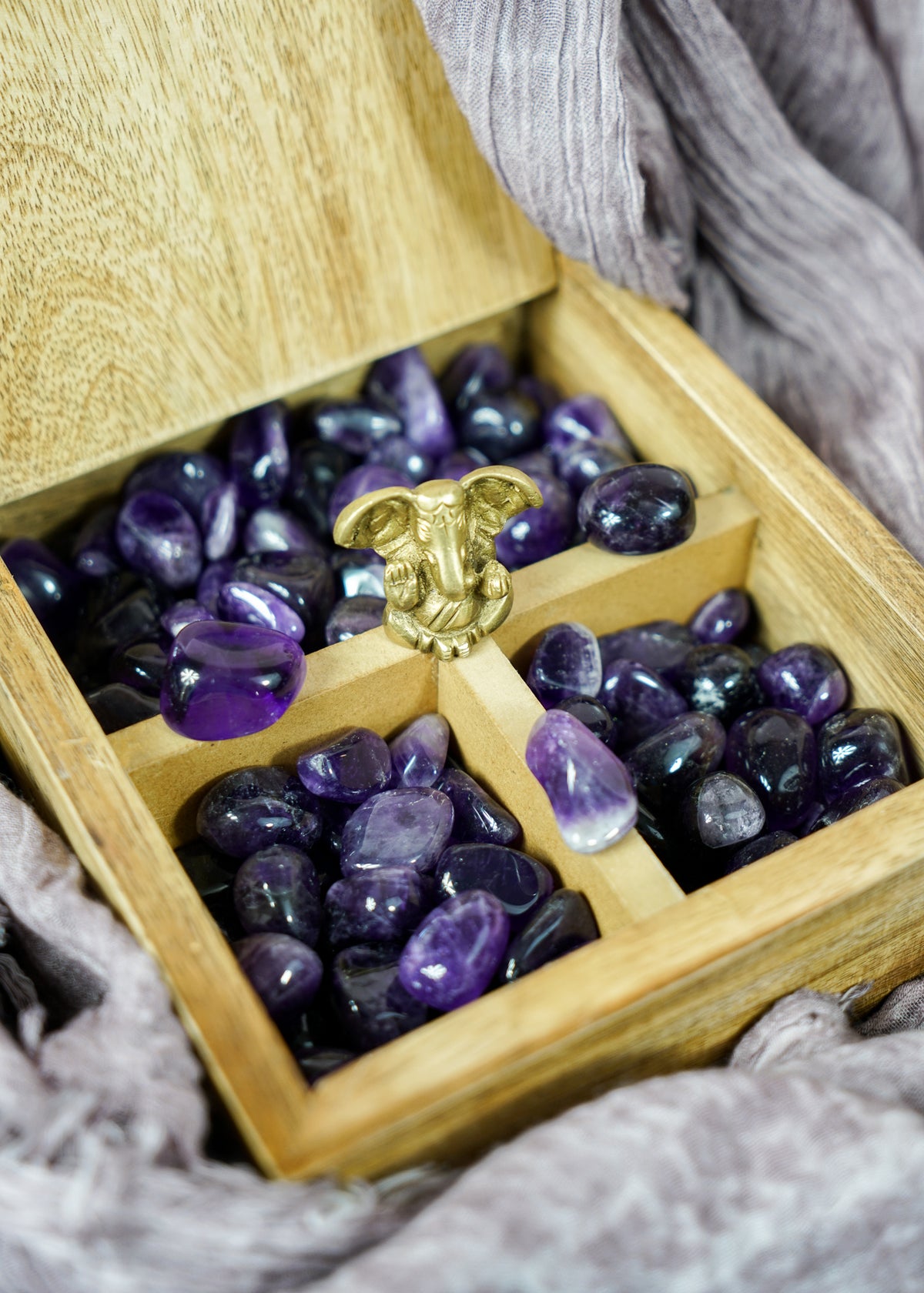 Tumbled Dark Amethyst for Spirituality & Dreams