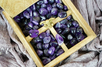 Tumbled Dark Amethyst for Spirituality & Dreams