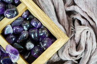 Tumbled Dark Amethyst for Spirituality & Dreams