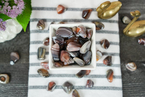Tumbled Brown Botswana Agate for Healthy Body Image