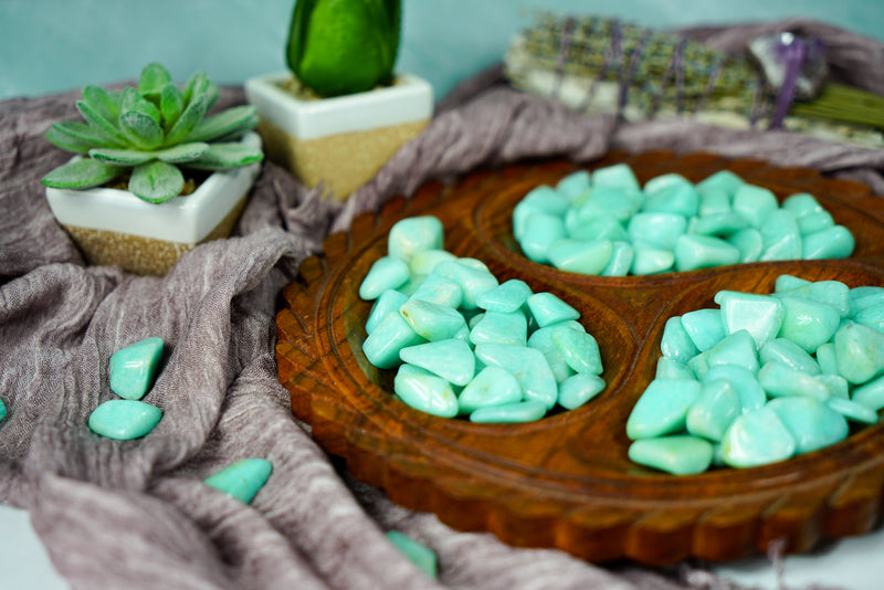 Tumbled Amazonite for Inner Peace