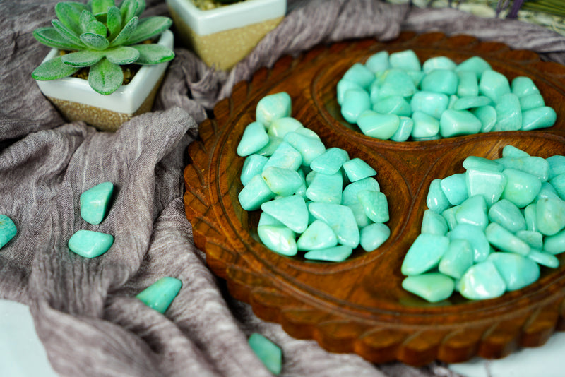 Tumbled Amazonite for Inner Peace