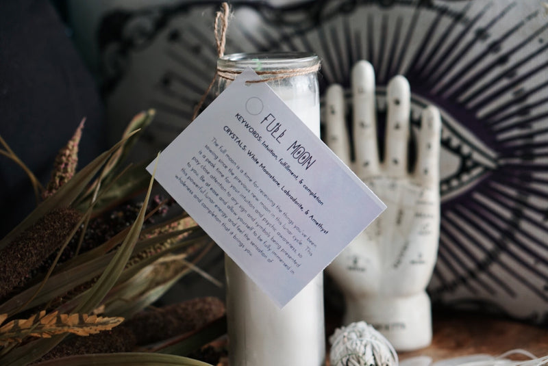Full Moon -OR- New Moon 7-Day Ritual Candles