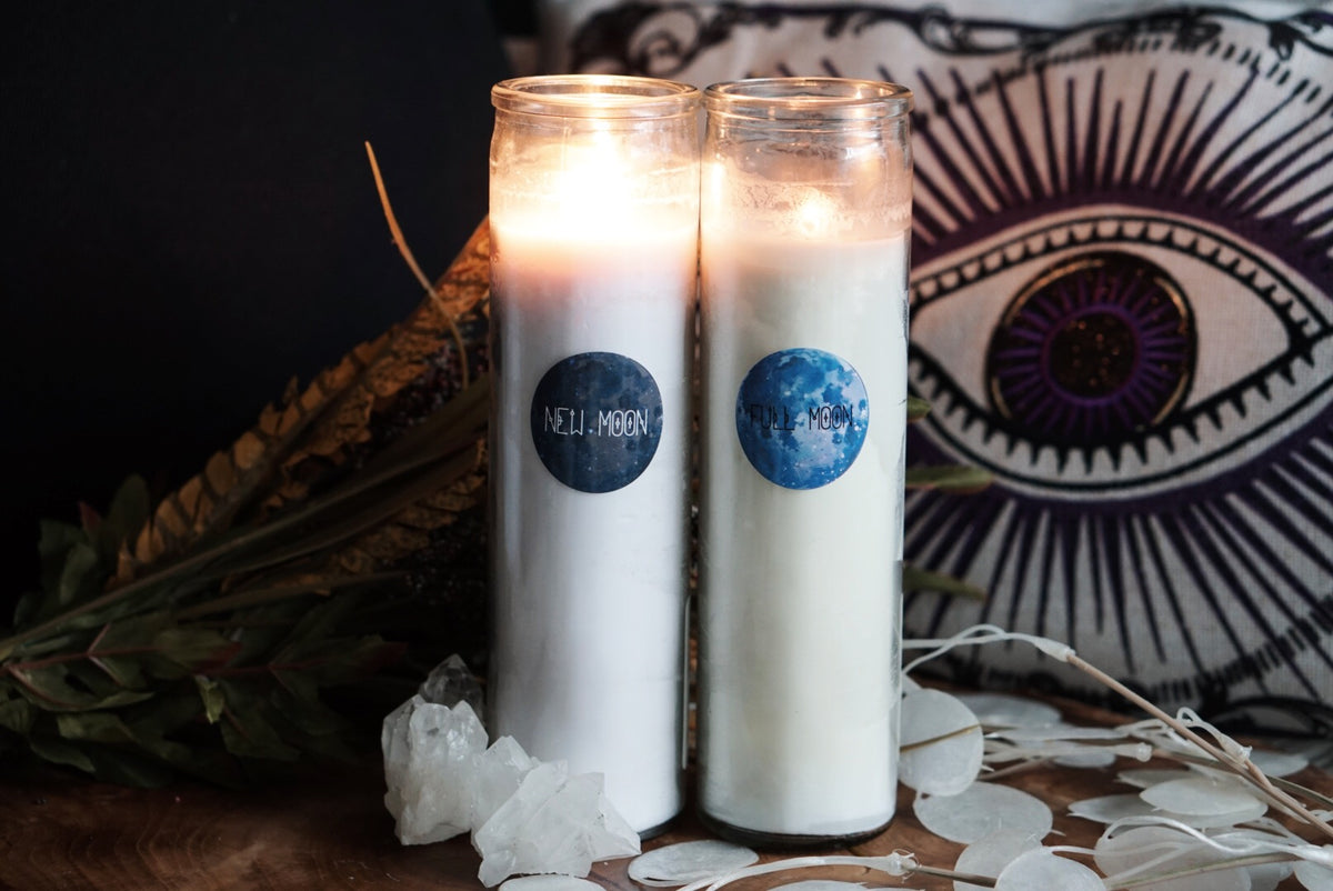 Full Moon -OR- New Moon 7-Day Ritual Candles