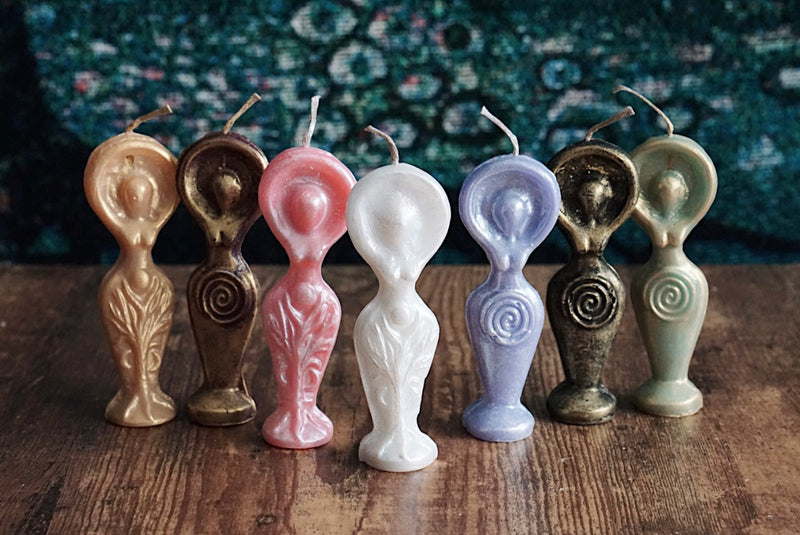 Standing Goddess Candles