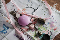 Beltane Altar Cloth and Crystal Set