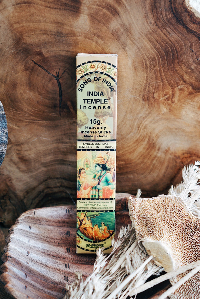 India Temple Incense - Various Sizes (Sticks & Cones)
