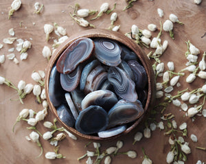 Brown Botswana Agate Slices for Healthy Body Image